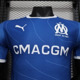23/24 Marseille Away Blue Player 1:1 Quality Soccer Jersey（宝）