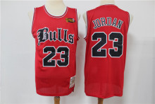 NBA Bulls 23 red old England retired limited edition Jersey 1:1 Quality