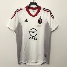 2002/2003 AC Milan Away Fans Champions League 1:1 Quality Soccer Jersey