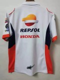 2021 F1 HONDA White Short Sleeve Racing Suit 1:1 Quality