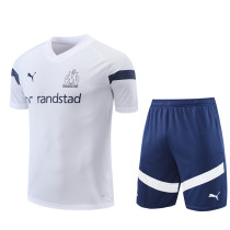 22/23 Marseille Training Suit White 1:1 Quality Training Jersey