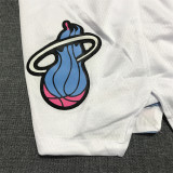 17/18 Heat White City Edition 1:1 Quality NBA Pants