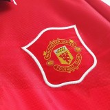 1994-1996 Manchester United Home Long sleeve 1:1 Quality Retro Soccer Jersey