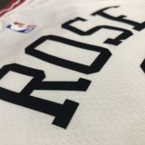 NBA Bulls crew neck white No. 1 Ross with chip 1:1 Quality
