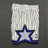 Magic White Stripe 1:1 Quality Retro NBA Pants