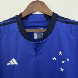 23/24 Cruzeiro Home Blue Fans 1:1 Quality Soccer Jersey