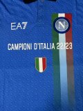 23/24 Napoli Champion Edition Blue 1:1 Quality Polo