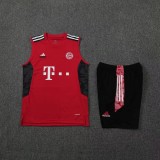 21/22 Bayern Vest Training Suit Kit Red 1:1 Quality Training Jersey