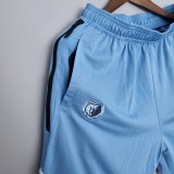 2022 Memphis Grizzlies NBA US Training Shorts Blue 1:1 Quality NBA Pants