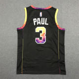 22/23 Suns PAUL #3 Black 1:1 Quality NBA Jersey