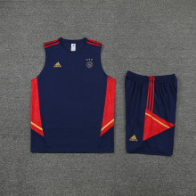 22/23 AFC Ajax Vest Training Suit Kit Black 1:1 Quality Training Jersey