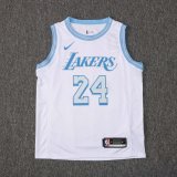 NBA Laker white Kobe Bryant No.24 1:1 Quality