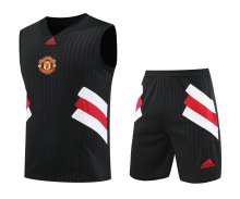 23/24 Manchester UnitedRed Black 1:1 Quality Training Vest（A-Set）