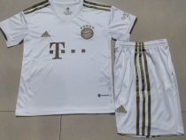 22/23 Bayern Munich Away Kids 1:1 Quality Soccer Jersey