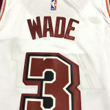 22-23 Heat WADE #3 White 1:1 Quality NBA Jersey
