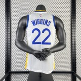 2023 NBA Golden State Warriors White WIGGINS#22 Men Jersey Top Quality Hot Pressing Number And Name