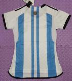 22/23 Argentina Home Women Fans 3 Stars 1:1 Quality Soccer Jersey