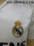 2004-2005 Real Madrid Home 1:1 Quality Retro Soccer Jersey