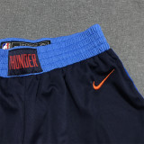 Oklahoma City Thunder Navy Blue 1:1 Quality NBA Pants