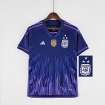 2022 Argentina Away 3-Stars Fans 1:1 Quality World Cup Soccer Jersey
