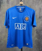 2007-2008 Manchester United away with embroidery champion 1:1 Quality Retro Soccer Jersey