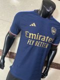 23/24 Arsenal Away Blue Player version 1:1 Quality Soccer Jersey