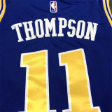 22/23 Warriors Thompson #11 Blue 1:1 Quality Retro NBA Jersey