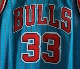 NBA Chicago Bull #33 Pippen blue mesh 1:1 Quality