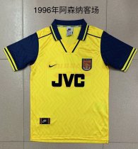 1996 Arsenal Away 1:1 Quality Retro Soccer Jersey