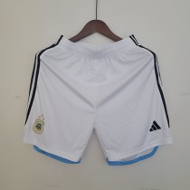 2022 Argentina White 3-Stars Shorts