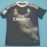 2014-2015 Retro Real Madrid Away Black 1:1 Quality Soccer Jersey