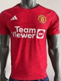 23/24 Manchester United Home Red Player 1:1 Quality Soccer Jersey