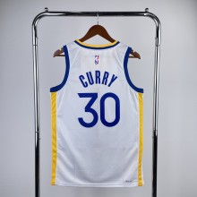 2023 NBA Golden State Warriors White CURRY#30 Men Jersey Top Quality Hot Pressing Number And Name