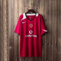 2004-2006 Manchester United Home 1:1 Retro Soccer Jersey
