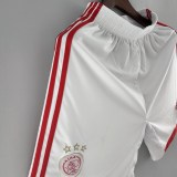 22/23 Ajax Home White Shorts