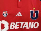 23/24 Universidad De Chile Away Fans 1:1 Quality Soccer Jersey