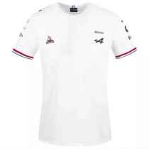 2021 F1 Formula One Alpine White Short Sleeve Racing Suit 1:1 Quality