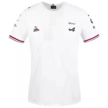 2021 F1 Formula One Alpine White Short Sleeve Racing Suit 1:1 Quality
