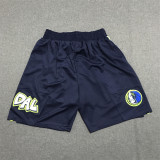 19/20 Dallas Mavericks Navy Blue City Edition 1:1 Quality NBA Pants