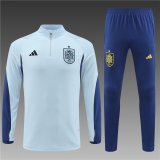 22/23 Spain Light Blue Training Tracksuit 1:1 Quality Soccer Jersey