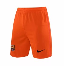 21/22 Barcelona Orange Goalkeeper Shorts Pants 1:1 Quality Soccer Jersey