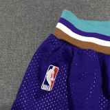 Jazz Pink 1:1 Quality Retro NBA Pants