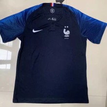 2018 France Home Fans Retro Soccer Jersey