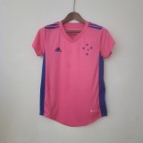 22/23 Cruzeiro Pink 1:1 Quality Women Soccer Jersey
