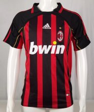 2006-2007 AC Milan Home 1:1 Retro Soccer Jersey