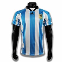 1998 Argentina Home 1:1 Quality Retro Soccer Jersey