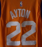 NBA New Suns #22 Ayton orange 1:1 Quality