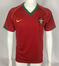 2006 Portugal Home Fans Retro Soccer Jersey