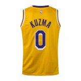 NBA Laker yellow Kuzma No.0 1:1 Quality