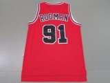 NBA Bull #91 Rodman Retro Red 1:1 Quality